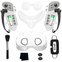 Kit de couverture en Silicone de Protection VR 8 en 1 de haute qualité pour accessoires Meta Quest 3S VR masque facial et couvertures de contrôleur pour 3S