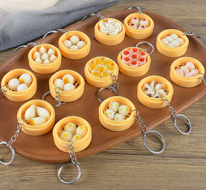 Llavero Creativo con Forma de Comida, Colgante para Mochila o Bolso, Accesorios para Llavero, Mini Comida, Llavero para Coche - Product Image 1