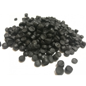 Cao tác động sinh thái thân thiện PC viên nhựa <span class=keywords><strong>polycarbonate</strong></span> nhựa trong suốt/Màu đen yunzhi thương hiệu 25 kg/túi cho điện tử - Product Image 1