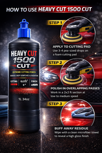GRAPHONEX1500 Composé de <span class=keywords><strong>polissage</strong></span> à fort pouvoir coupant - Puissance de coupe extrême, élimine les rayures profondes et l'oxydation, finition brillante, 1L (34oz) - Product Image 5