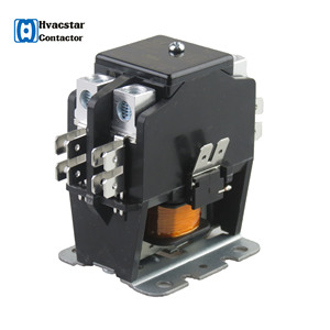 <span class=keywords><strong>Contacteur</strong></span> magnétique de marque HVAC <span class=keywords><strong>220V</strong></span> <span class=keywords><strong>monophasé</strong></span> 2 pôles AC 40A pour climatiseur, modèle HCDPY-2P-40A-24VAC - Product Image 3