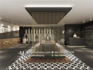 Siêu U Mới Nhất Phụ Kiện Cửa Hàng Thiết Kế Cho Rượu Vang Hiện Đại Cửa Hàng Bán Lẻ Rượu Chai Kệ Gỗ Hiển Thị Lịch Thi Đấu Trung Quốc Bán Buôn - Product Image 3