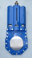 Vanne à opercule à lame plate DN80 PN10 avec volant noir