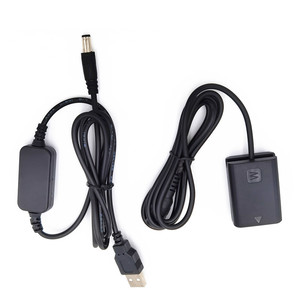 np fw50 dummy แบตเตอรี่ 5V USB Converter AC-PW20 PW20 DC Coupler สําหรับ Sony Alpha 7 a7 a7S a7II a7R A3000 A5000 A6000 NEX5 NEX3 <span class=keywords><strong>NEX7</strong></span> - Product Image 5
