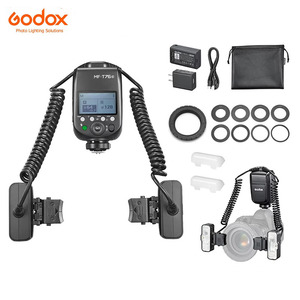 Godox MF-T76 C/N/S TTL Macro Twin Flash Double Flash HSS 1.2s Recyclage rapide Système Godox X pour <span class=keywords><strong>Canon</strong></span>/Nikon/Sony - Product Image 1
