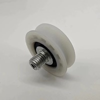 Rouleau de suspension de porte d'ascenseur, Rouleau de suspension inférieur Fermator 48146002, Rouleau de centrage et de positionnement pour ascenseur Yisheng