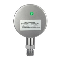0.2% FS manomètre de pression d'eau hydraulique de haute précision Axial 0-100Mpa manomètre de pression de carburant d'huile numérique sans fil