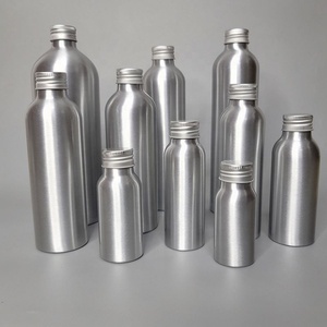 Food Grade 50ml 100ml Aluminum Screw <b>Bottle</b> 120ml 250ml Chemical Aluminum <b>Bottles</b> With Lid - Product Image 3