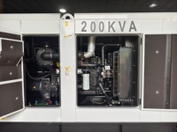 Générateur diesel industriel 160 kW 200 kVA, type silencieux, châssis ouvert, ATS, triphasé, livraison rapide