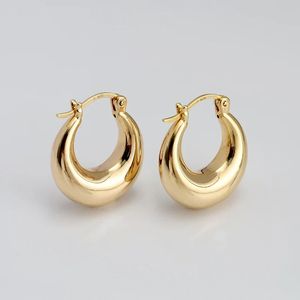 Pendientes Xinfly Personalizados de Oro Amarillo de 18K con Forma de Gota de Agua, Joyería Simple AU750 para la Parte Delantera de la Oreja - Product Image 1