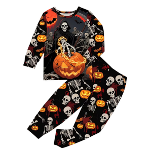 Kinderen Unisex Halloween Loungewear Set 3D Digitale Print Pyjama's Huispak Trendy Mode Jongens Meisjes Fabriek Directe Groothandel Leverancier - Product Image 1