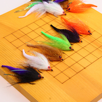 Umpan Pancing Fly Fishing Streamer Mangum's Dragon Tail 3/0 3.5 inci untuk Ikan Muskie, Bass, Pike, Air Asin, dan Umpan Ikan Trolling