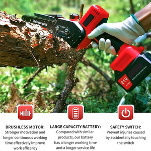 <span class=keywords><strong>เลื่อย</strong></span>โซ่ไฟฟ้าไร้แปร<span class=keywords><strong>ง</strong></span>ถ่านขนาดเล็ก,<span class=keywords><strong>เลื่อย</strong></span>โซ่เลื่อยยนต์ไร้สาย4นิ้ว4.0Ah พกพาได้ไม่ลื่นสำหรับผู้ชาย - Product Image 6