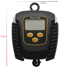 Q H ODM OEM Digital Fishing Scale Foldable 50kg/110lb LCD Waterproof Electronic Fishing Scales For Fish