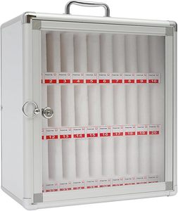 Caja de Almacenamiento <span class=keywords><strong>para</strong></span> 30 Teléfonos <span class=keywords><strong>Celulares</strong></span>, de Aleación de Aluminio, con Cerradura, Gabinete de Almacenamiento <span class=keywords><strong>para</strong></span> <span class=keywords><strong>Celulares</strong></span>, Caja de Seguridad <span class=keywords><strong>para</strong></span> <span class=keywords><strong>Celulares</strong></span> - Product Image 1