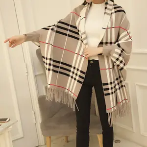 2021 New Factory Direct Sales Winter Cashmere Large Double-sided High Quality Square Women Shawl Scarf