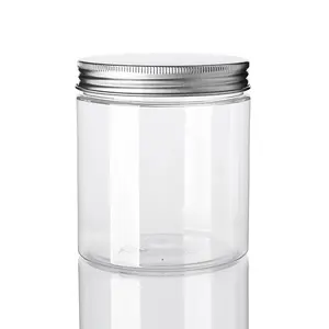 Miễn Phí Mẫu 50G 60G 100G 120G 150G 200G Nhựa Rỗng Jar Jar Với Nhôm Nắp