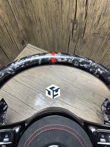 <span class=keywords><strong>Volante</strong></span> de Alcántara y Carbono para Mercedes Benz W204 W205 W211 W213 W212 W222 E550 G63 C63 AMG GT - Product Image 2