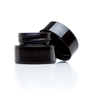 Pot en verre violet foncé <span class=keywords><strong>5g</strong></span> écologique avec bouchon à vis et diffuseur à bâtonnets pour emballage cosmétique et soins de la peau - Product Image 3
