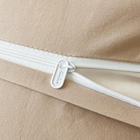 Ensemble de literie en jacquard 100% coton de luxe - Couleur unie 300tc Style européen Housse de couette haute densité pour la décoration de la maison