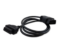 Cable de extensión automotriz OBD2 16Pin macho a hembra adaptador de conexión obd2 cable 1,5 M 16 core