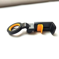 Support magnétique pour téléphone portable en forme d'avion avec rotation à 360° en ABS, compatible avec les supports de bureau/table portables noirs