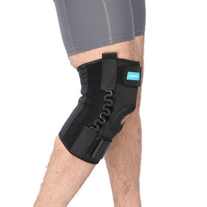Attelle de genou réglable en néoprène à rotule ouverte, avec ressort et sangle, la plus vendue pour le sport - Product Image 6