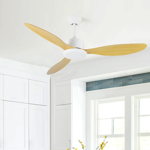 พัดลมเพดานอัจฉริยะขนาด52นิ้ว ODM ใบพัด ABS รีโมทคอนโทรล3สปีดห้องรับประทานอาหารห้องครัว - Product Image 5