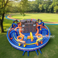 Parc d'attractions gonflable commercial sur le thème de l'astronaute, conception personnalisée, prix d'usine, grande capacité, en PVC, pour l'extérieur
