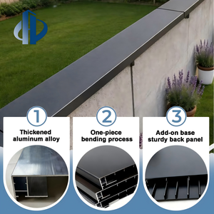 Bordure et finition en <span class=keywords><strong>aluminium</strong></span> personnalisables de conception moderne pour murs et toits - Product Image 5