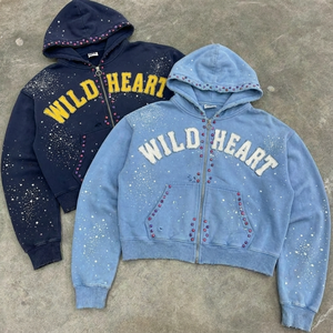 เสื้อฮู้ดซิปผู้ชายพร้อมหน้ากากสกีแบบปิดหน้า  ฮู้ดคู่แบบสั่งทำ  ปักลายแบบแพทช์  ปักลายแบบนินจา  บาลาคลาวา 555 - Product Image 2