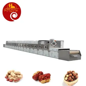 Tunnel Type Silkworm Pupae Herbs Microwave Drying Curing Sterilization Machine