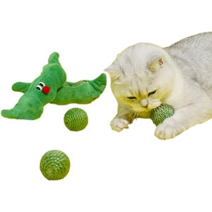 Juguete para Gatos de Alta Calidad, Resistente a Mordidas, con Bola de Sisal, en Forma de Guisantes, para Almacenamiento, Masticación y Juego - Product Image 2