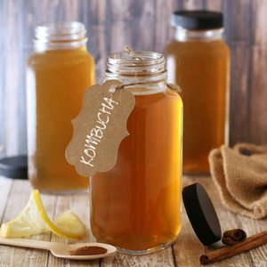 <span class=keywords><strong>250Ml</strong></span> Và 300Ml Và 500Ml 8Oz Và 10Oz Và 16Oz Nắp Nhựa Hình Vuông Pháp Chai Thủy Tinh Trong Suốt Cho Nước Ép Lạnh Tươi - Product Image 4