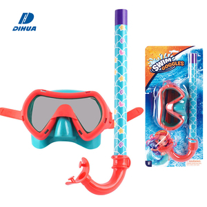 ชุดหน้ากากดำน้ำสำหรับเด็กพร้อมแว่นตาว่ายน้ำมุมมองกว้างและท่อหายใจสำหรับการสำรวจใต้น้ำ แว่นตาดำน้ำสำหรับสระว่ายน้ำ - Product Image 1