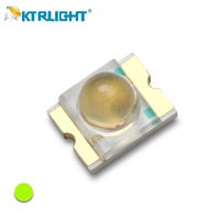 KTRLIGHT LED SMD verte haute luminosité 3224, LED à montage en surface avec lentille en dôme