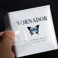 Etiquetas de Transferencia UV Impresas en 3D de Lujo a Prueba de Agua con Logotipo Personalizado, Calcomanías de Vinilo UV para Empaque