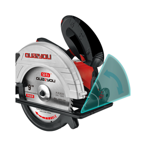 Quanyou QY-5235NM 235มม. 4000รอบต่อนาทีปรับความลึกของการตัดงานไม้ไร้สายเลื่อยวงเดือนใช้แบตเตอรี่ - Product Image 3