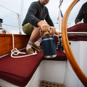 Carafe à eau d'extérieur en acier inoxydable, isolée sous vide, 64 oz/128oz, demi-Gallon, <span class=keywords><strong>bouteille</strong></span> d'eau pour bière artisanale avec métal - Product Image 6