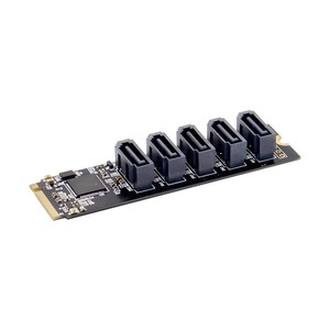 M.2 KEY M zu SATA3.0 Erweiterungskarte M.2 Integrierte 5-Port SATA3.0 6G Upgrade-Karte <span class=keywords><strong>JMB585</strong></span> - Product Image 2