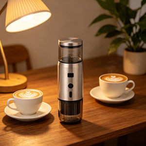 Machine à café expresso portable Anbolife Factory OEM, <span class=keywords><strong>rechargeable</strong></span> par USB, batterie 7500 mAh, mini cafetière de voyage pour les voyages en voiture - Product Image 2