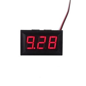 Three-wire 0.56-inch DC voltage meter LED digital voltmeter DC 0V-30.0V reverse connection protection