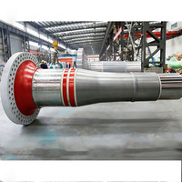 Arbre d'engrenage flexible en acier allié 35CrMo pour éolienne, compatible avec les moteurs
