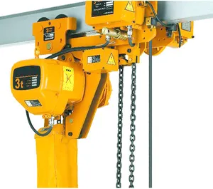 Low Headroom Remote Control Lifting Endless 2ton Electric Chain Hoist With Trolley