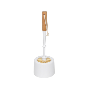 High Quality Modern Design Bathroom Cleaning Tools <strong>Wooden</strong> Handle Plastic <strong>Toilet</strong> <strong>Brush</strong> with Bamboo Handle - Product Image 1