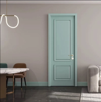 Porte de chambre en acier, simple, insonorisée, pour intérieur, fabrication directe d'usine, spécifications personnalisées