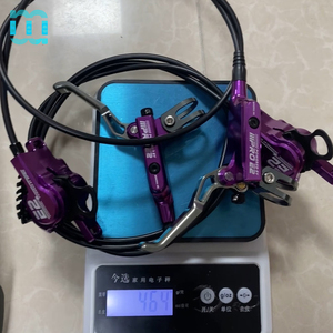 SeeMore MTB 液压盘式刹车组 2 个活塞 前刹车 800mm，后刹车 1550mm，带铝制杠杆，带卡钳陶瓷刹车片 - Product Image 3