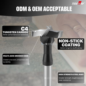 Tideway cấp công nghiệp Carbide Tipped Brad điểm nhàm chán bits cho bản lề Máy nhàm chán - Product Image 3