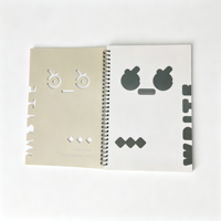 Carnet à spirales simple Kawaii, carnet à spirales B5 avec couverture en PP, carnet à spirales personnalisé avec couverture rigide, vente en gros