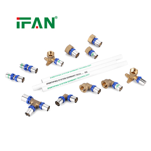 Raccords à sertir en laiton IFAN PEX 16-63 mm NSF/ANSI 61 sans plomb pour <span class=keywords><strong>eau</strong></span> <span class=keywords><strong>potable</strong></span> - Product Image 2